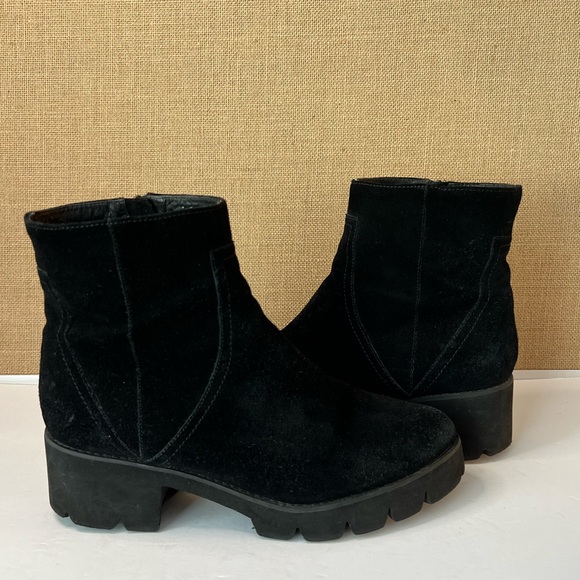 Seychelles Engaging Bootie Suede/Leather Size 10 - Picture 3 of 13